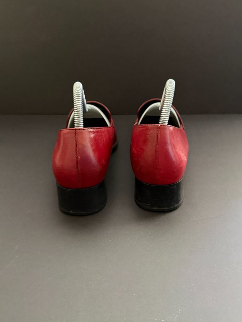 Rockport Womens Penny Loafer Shoes 8M Red Leather - Picture 4 of 9
